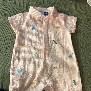 Good Lad Striped Baby Romper